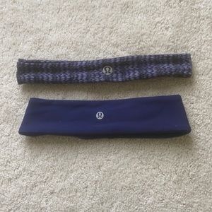 Lululemon navy headbands 🏃🏽‍♀️